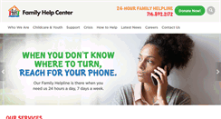 Desktop Screenshot of familyhelpcenter.net